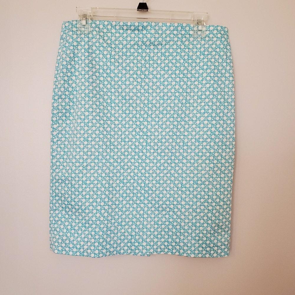 Talbots Petite Skirt (Plates Spoons & Forks)